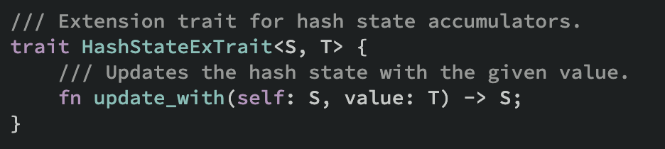 image showing the update_with method provided by HashStateExTrait
