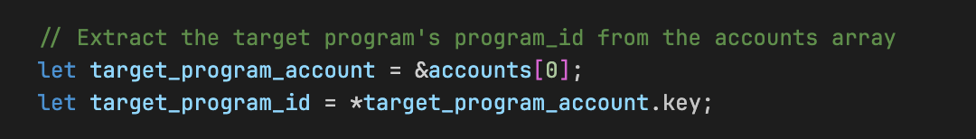 A diagram showing how is extracted from accounts array